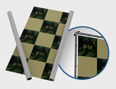 Backdrop personalizado para casamento - Gráfica G10