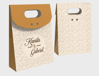 Embalagem de Presente personalizado para casamento - Gráfica G10