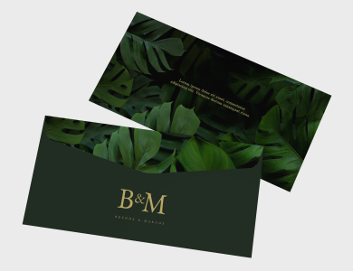 Envelope personalizado para casamento - Gráfica G10