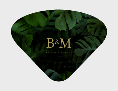 Ventarola personalizado para casamento - Gráfica G10