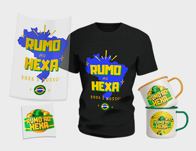 Adesivo DTF personalizado para Copa do Mundo - Gráfica G10