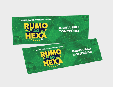 Adesivo de Para-choque personalizado para Copa do Mundo - Gráfica G10
