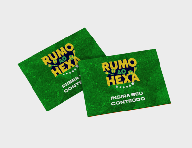 Capachos personalizado para Copa do Mundo - Gráfica G10