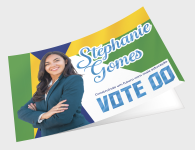 Adesivo de Vinil personalizado para campanha eleitoral - Gráfica G10