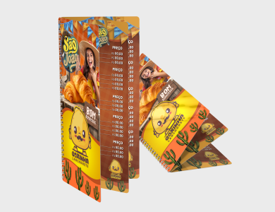 Cardápio personalizado para festa junina - Gráfica G10