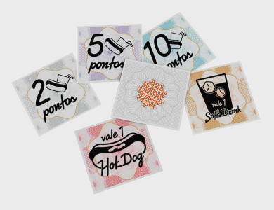 Fichas de Bar personalizado para festa junina - Gráfica G10