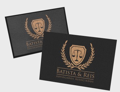 Tapete e Capacho personalizado para escritório de advocacia - Gráfica G10