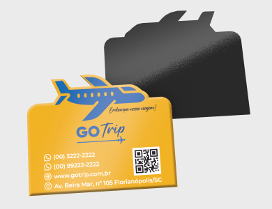 Ímã de Geladeira personalizado para agência de viagem - Gráfica G10