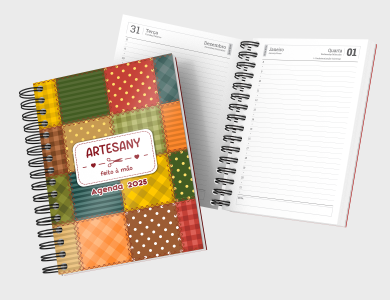 Agendas personalizado para artesanato e souvenirs - Gráfica G10