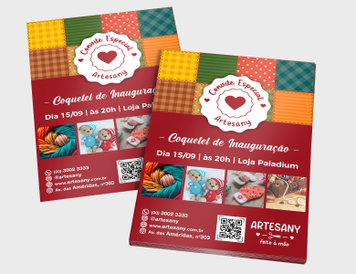 Cartazes personalizado para artesanato e souvenirs - Gráfica G10