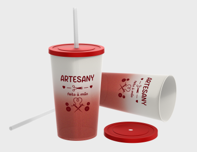 Copo Biodegradável personalizado para artesanato e souvenirs - Gráfica G10