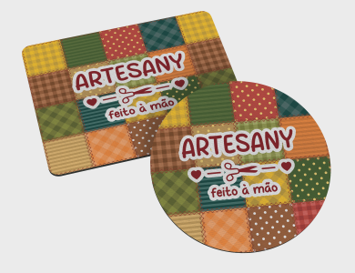 Mouse Pad personalizado para artesanato e souvenirs - Gráfica G10