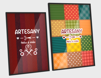Quadros personalizado para artesanato e souvenirs - Gráfica G10