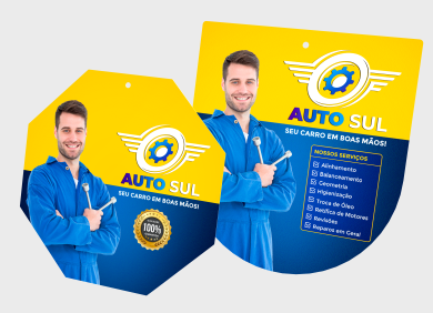 Móbile personalizado para o setor automotivo - Gráfica G10