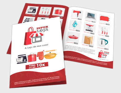Encartes personalizado para lojas e varejo - Gráfica G10